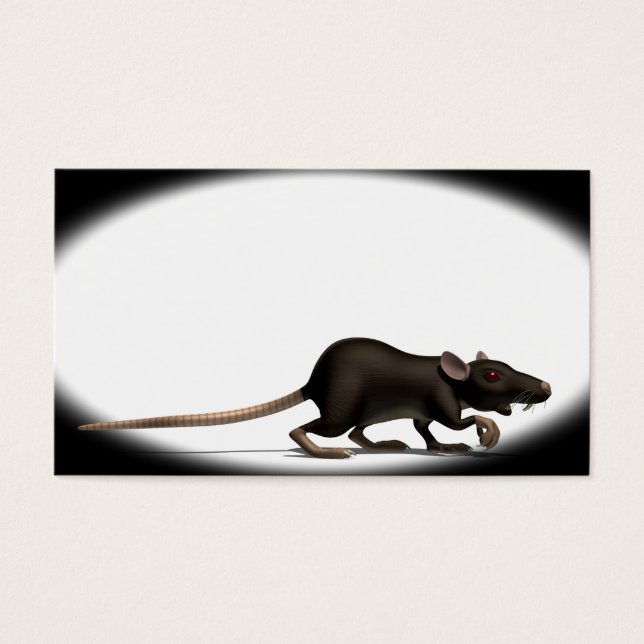 Plague Råtta Visitkort (Framsidan)