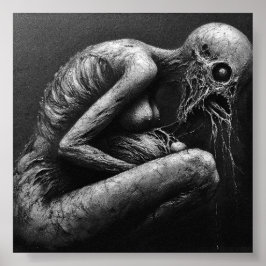 PLAGUEBEARER | Papper utskrift för projektionsyta Poster