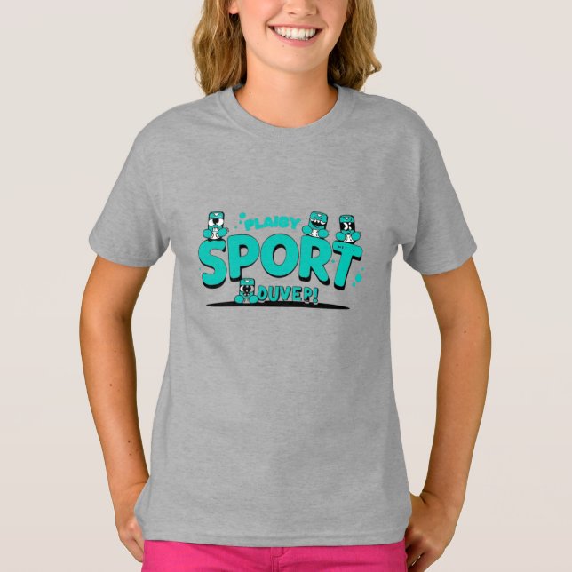 Plaiby Sport Tecknad Tee (Framsida)