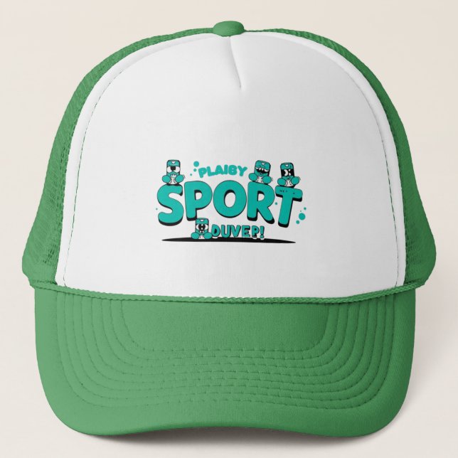 Plaiby Sport Tecknad Tee Keps (Framsida)