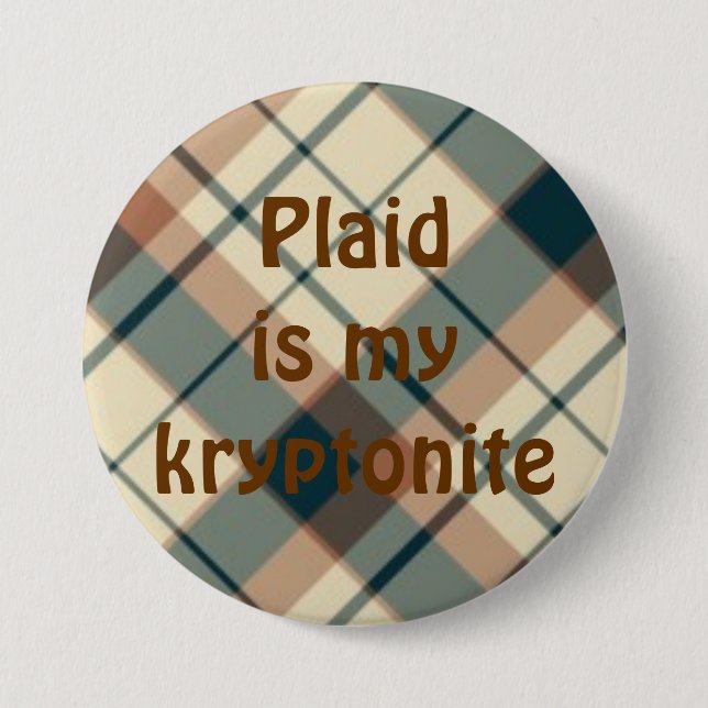 plaid025 pläd är mykryptonite knapp (Framsida)