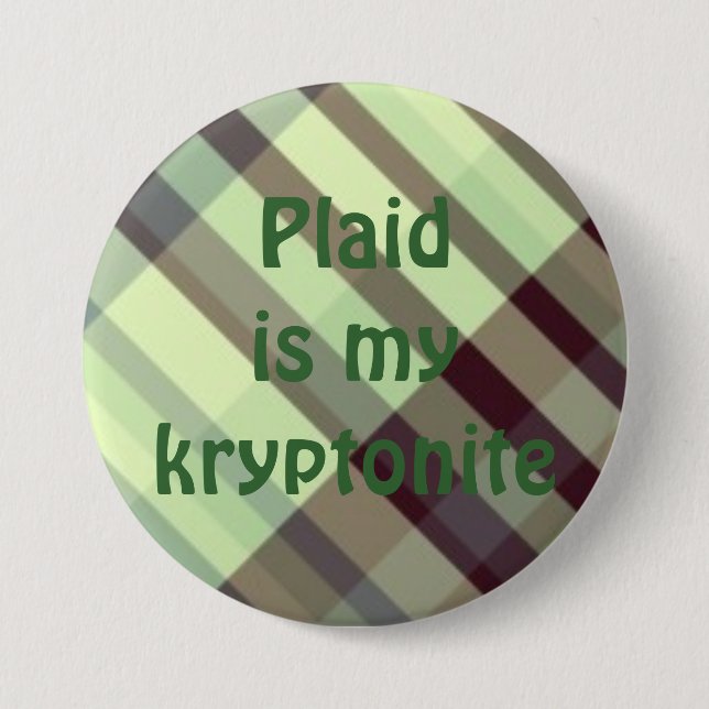 plaid029 Plaidis min kryptonite Knapp (Framsida)
