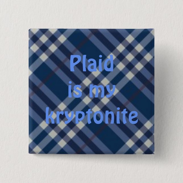 plaid03 pläd är mykryptonite knapp (Framsida)
