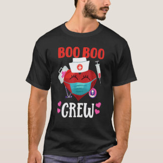 Plaid Boo Boo Boo Crew Alla hjärtans dag Hjärt Sju T Shirt