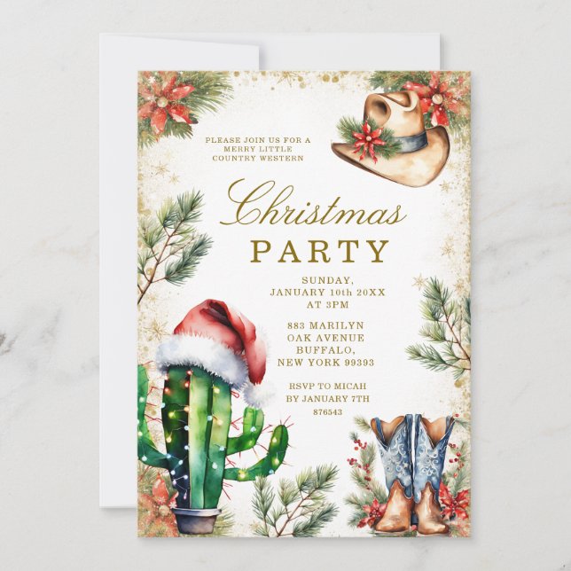  Plaid Brunch and Bubbly Gold Bridal Shower  Inbjudningar (Framsida)