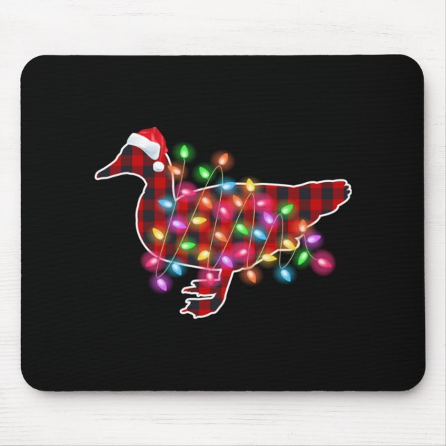 Plaid Buffalo Duck Christmas Pajamas Xmas Lights F Musmatta (Framsidan)