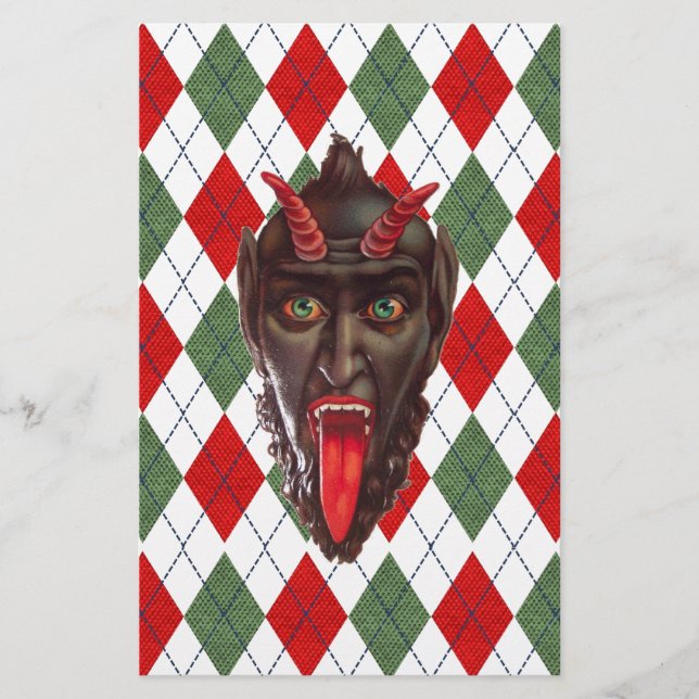 plaid christmas krampus (Framsida)