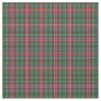 Plaid Clan MacCulloch Tartan Grön Röd Blå Rutig