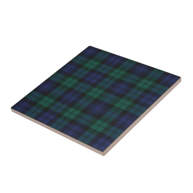 Plaid Festive Classic Rustic Green Tartan Kakelplatta (Sidan)