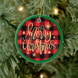 Plaid God Jul - Julgransprydnad Keramik