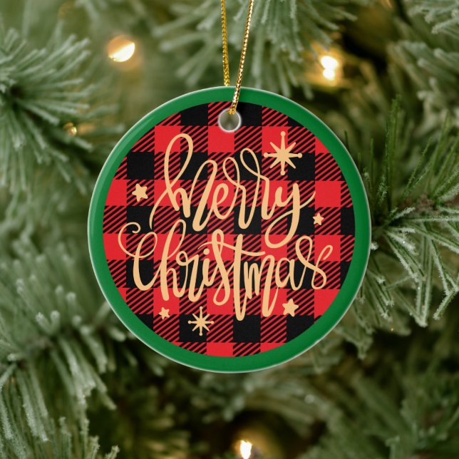 Plaid God Jul - Julgransprydnad Keramik (Träd)
