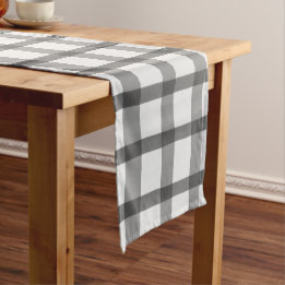 Plaid Grått och White Rustic Farmhouse