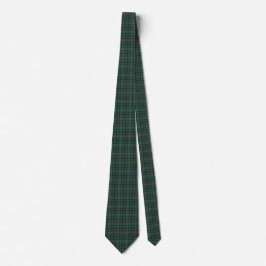 Plaid Green Blue Tartan Traditional Style Neck Tie Slips