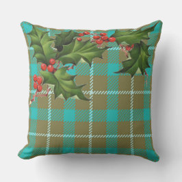 PLAID-julen stor utomhus dekorativ kudde