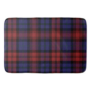 Plaid Klanen MacLachlan Lila Röd Rutig Tartan Badrumsmatta