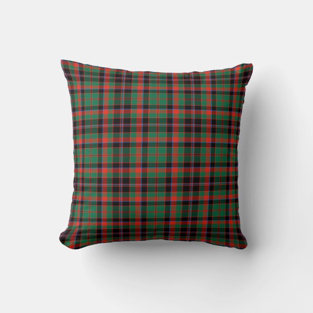 Plaid Kudd kastkudde Cumming Jakt på gammal tartan Kudde (Framsida)