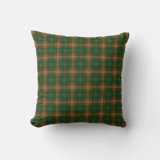 Plaid Kuddinkast Chisholm Jakt Tartan Kudde (Framsida)