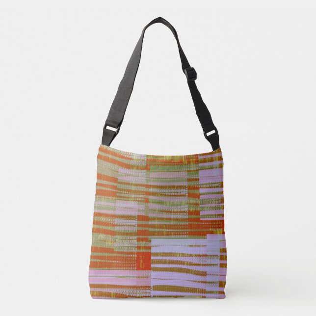 Plaid-liknande Axelväska (Framsida)