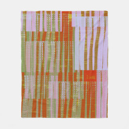 Plaid-liknande Fleecefilt