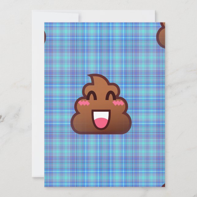 plaid poop emoji (Framsida)