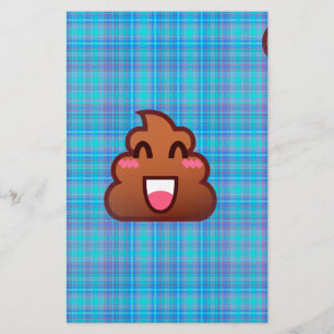 plaid poop emoji brevpapper
