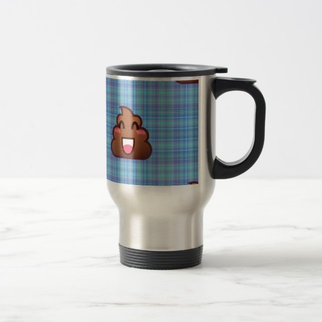 plaid poop emoji resemugg (Höger)
