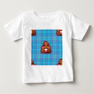 plaid poop emoji tröja