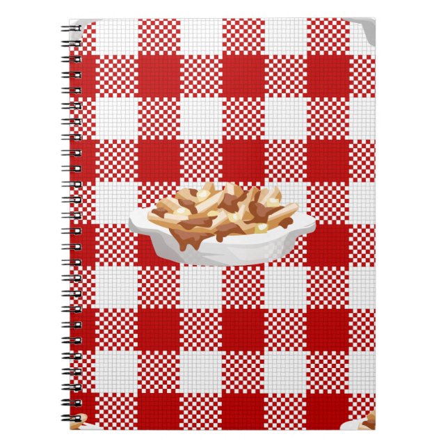 plaid poutine anteckningsbok (Framsidan)