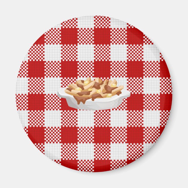 plaid poutine magnet (Framsidan)