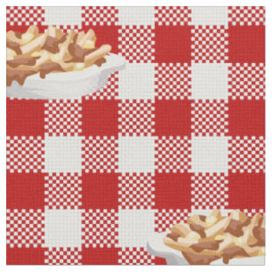 plaid poutine-tyg tyg
