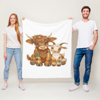 Plaid & Precious Pals Fleecefilt