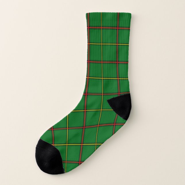 Plaid Socks Stammen Mar Tartan Strumpor Skotska (Vänster utanför)