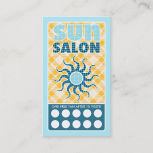 plaid sol salon visitkort