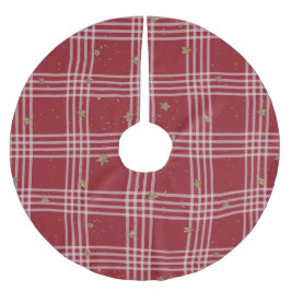 Plaid & Stardust Julgransmatta Borstad Polyester