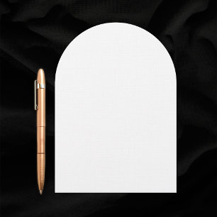 Plain Arch Stil Linen Cardstock Blank Bröllop Inbjudningar