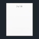 Plain Black White Minimalist Calligraphy Flygblad<br><div class="desc">Enkel vit,  modern,  minimalistisk design. Den här mallen kan anpassas för att uppfylla alla professioneller.</div>