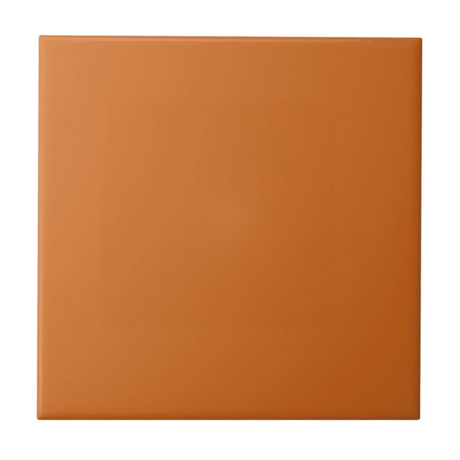 Plain Brown Solid Färg Tile Kakelplatta (Framsidan)