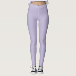 Plain dusty lavender solid color leggings