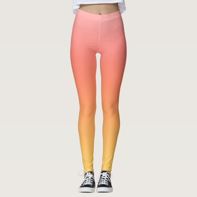 Plain färg - Gult till Misty Rosa Mbre Leggings (Framsida)