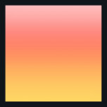 Plain färg - Gult till Misty Rosa Mbre Poster<br><div class="desc">Färgämnen för gult, orange, rött och rosa.</div>