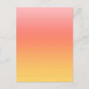 Plain färg - Gult till Misty Rosa Mbre Vykort