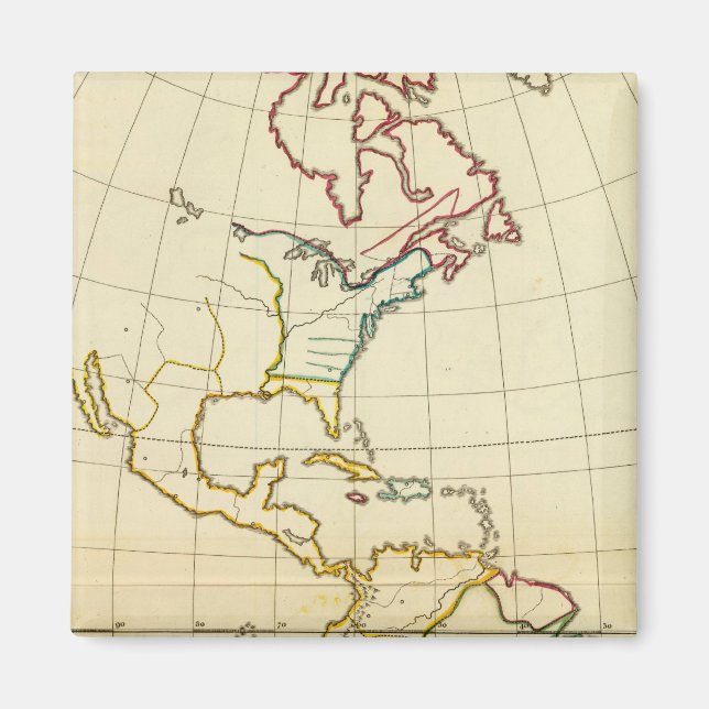 Plain karta America Magnet (Framsidan)