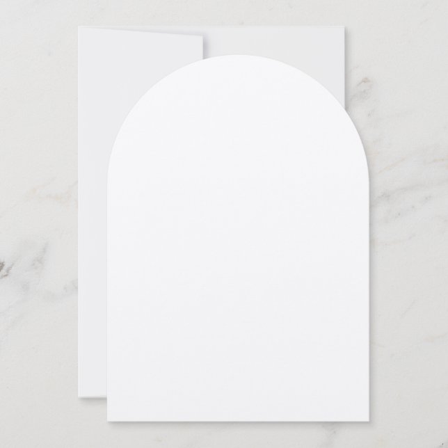 Plain Kraft Papper Arch Stil Blank Sample Bröllop Inbjudningar (Framsida)
