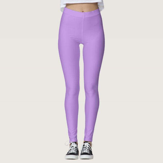 Plain Lavender Leggings (Framsida)