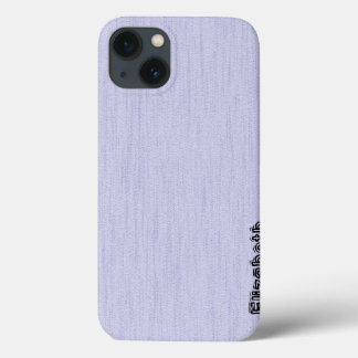 Plain Lavender Mist med Wood Grain Monogram