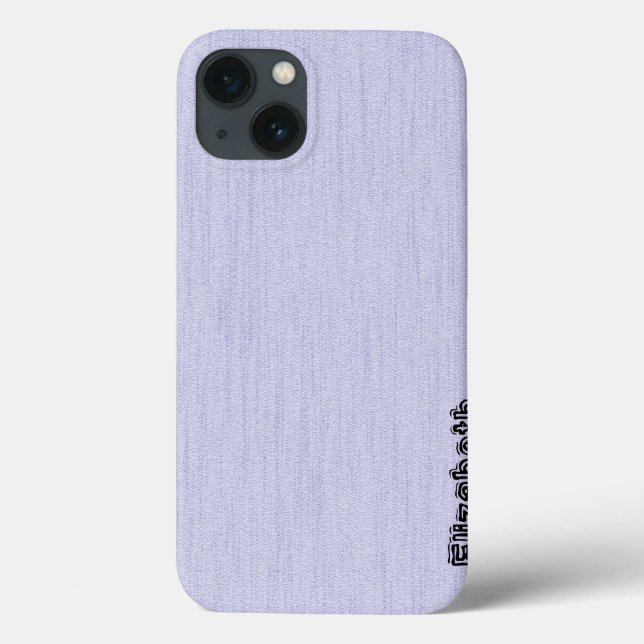 Plain Lavender Mist med Wood Grain Monogram (Baksida)
