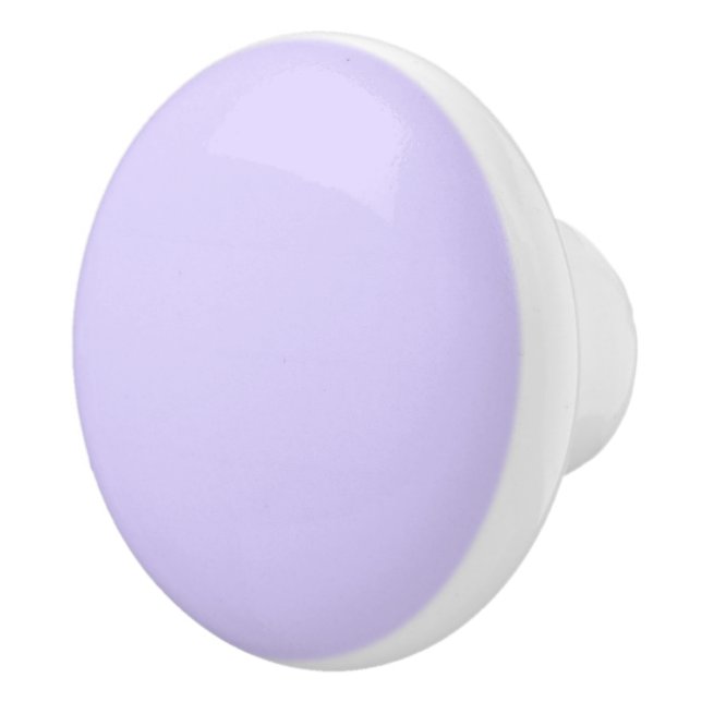 Plain Lavender Round Ceramic Knob Drag Knopp (Höger)