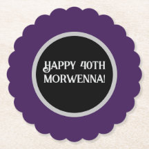 Plain Lila Mörk Goth