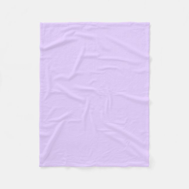 Plain Lilac Background Fleecefilt (Framsidan)