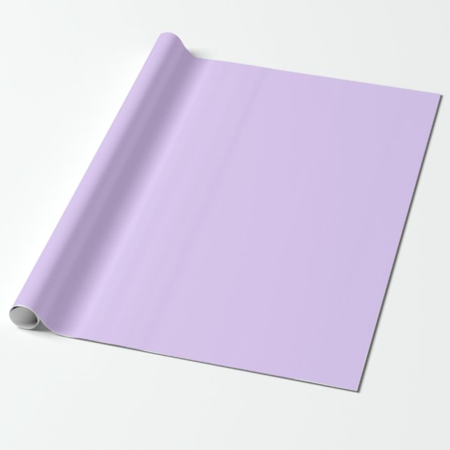Plain Lilac Background Presentpapper (Utrullad)
